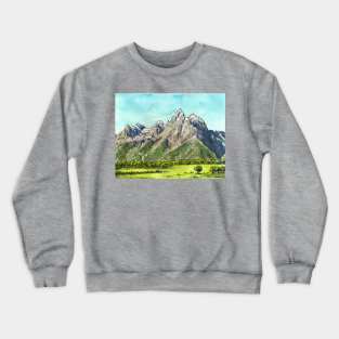 Grand Tetons Crewneck Sweatshirt